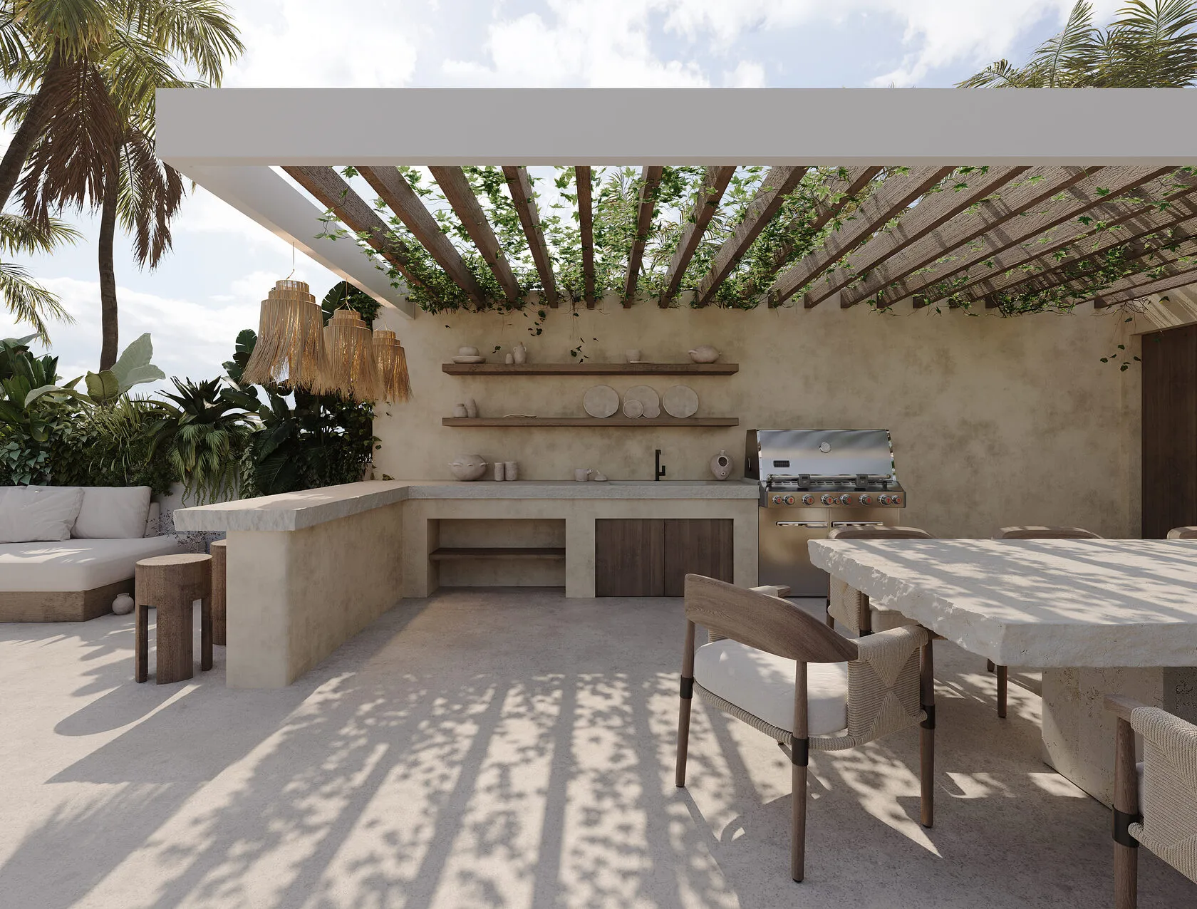 Miami Beach Villa interior by TIMROOM — view 2