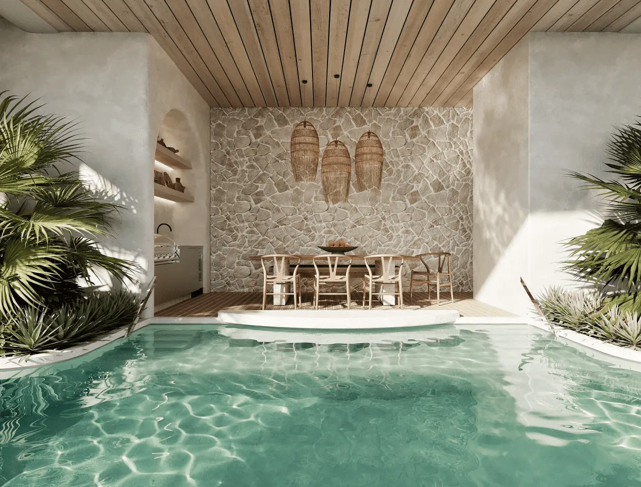 Miami Beach Villa interior by TIMROOM — view 7
